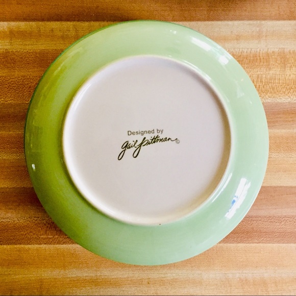 SLAH 2 Provence Swirly Salad Plates by Gail Pitman EUC - Picture 2 of 3